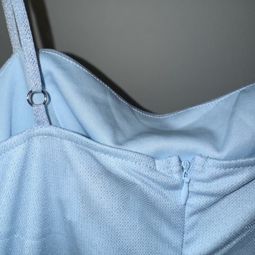 Princess Polly Ocenaia Mini Dress in Light Blue Size US 4 - Picture 6 of 8